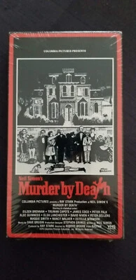 Murder By Death VHS Sealed 1985 Peter Falk RCA Columbia  33 - Image 1 of 2