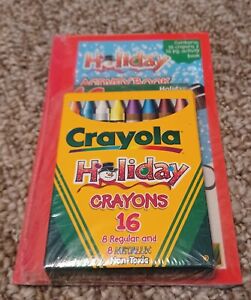 Holiday Crayons Crayola 8 Count Regular 8 Metallic Non Toxic 2001
