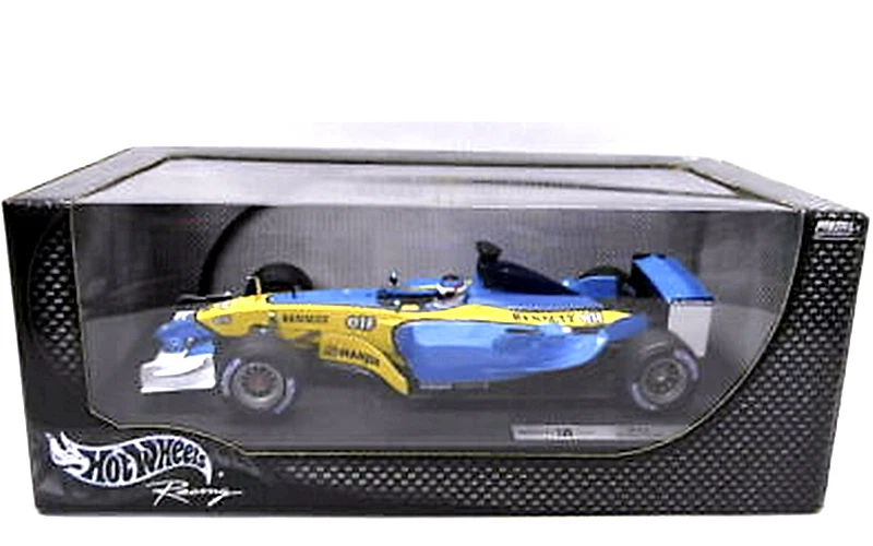 MATTEL HOT WHEELS B 7019 RENAULT F1 TEAM J. TRULLI 2003 1/18 F1 SCALE MODEL - Immagine 1 di 1