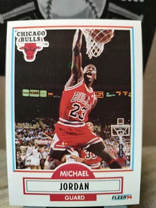 Fleer #26 1990 Michael Jordan Chicago Bulls - Imagen 1 de 2