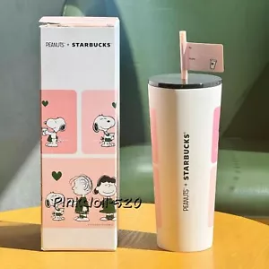 Neu 2025 China Starbucks Snoopy 24oz SS Strohhalm Becher - Bild 1 von 15