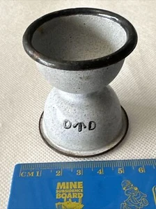 Vintage Original Old Enamel/Granite Ware DD/Defence Department Egg Cup - Picture 1 of 8