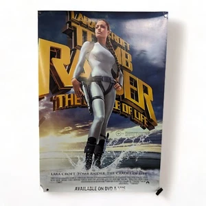 Original Lara Croft Tomb Raider Movie Poster (Angelina Jolie) LARGE 1 METER - Picture 1 of 5