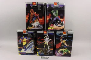 Lot of 5 NIB NOS Marvel Level 2 Model Kits Wolverine Spider-Man Storm Hulk Thor - Picture 1 of 12
