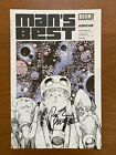 MAN'S BEST #1 PREVIEW ASHCAN- 🔥SIGNED🔥 BY WRITER PICHETSHOTE VF BOOM!
