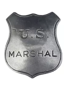 Collectable Pewter US Marshal Western Badge - Replica US Marshal Badge - Picture 1 of 4