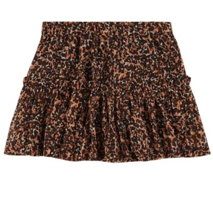 NWT Scotch & Soda Girls Cute Leopard Print Pull-On Lined Mini Skirt, Sz 10 - Picture 1 of 9