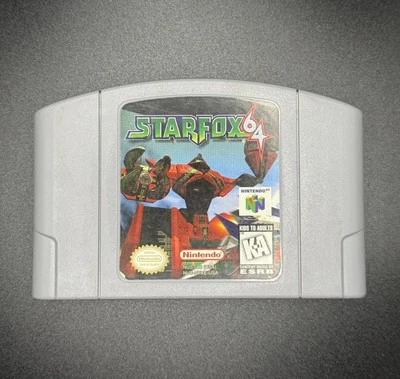 Star Fox 64 Nintendo 64 Game Cartridge, Tested Working Cleaned - Image 1 of 4