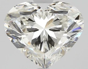 Cert. GIA 1.80 CT Heart Cut Natural Mined Diamond Loose I color VVS2 clarity - Picture 1 of 2