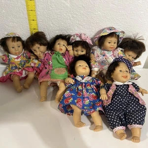 Gigo My Pals Palm Pals Bolsa de Frijoles Muñecas Niños Expresión Lote de 8 Muñecas Bebés - Imagen 1 de 7
