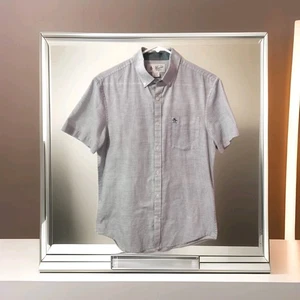 Weißes Hemd mit blauen Streifen und Knöpfen für Herren Größe Marke Original Pinguin - Bild 1 von 10