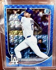 2025 Bowman Chrome Shohei Ohtani #17 Blue Geometric COLOR MATCH /150 💎 Champs!! - Picture 1 of 1