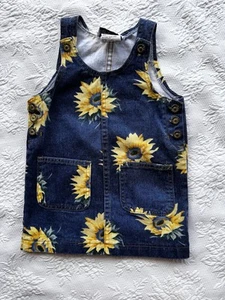 Fame Kids Denim Dress Size 4 - Picture 1 of 8