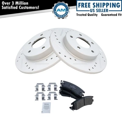 Rear Brake Pad & Rotor Kit For Buick Cadillac Oldsmobile - Image 1 of 4