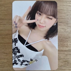 Tarjeta fotográfica oficial Chaewon Soundwave Lucky Draw Le Sserafim Spaghetti genuina - Imagen 1 de 2