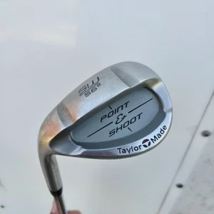 TaylorMade 56* Point & Shoot Sand Wedge w/Rifle Stiff Flex Steel Shaft - LH - Picture 1 of 20