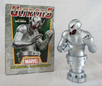 Bowen Designs Marvel 6" Ultron 5 Mini Busto Estatua Sin usar, en caja C485 Foto 1 de 4