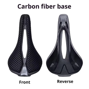 Bicycle 3D Printed Saddle Ultralight Carbon Fiber Road Mountain Saddle Sea u - Picture 1 of 13