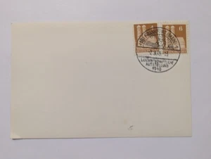 Bauten Beleg Sonderkarte Landwirtschaftliche Ausstellung Frankfurt am Main 1948 - Bild 1 von 5