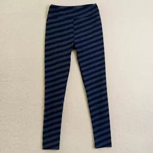 Leggings donna LuLaRoe taglia unica blu a righe - Foto 1 di 9