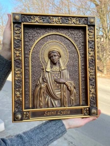 Saint Lidiya christian catolic handmade home decor christian modern gift - Picture 1 of 6