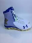Under Armour Men Team Sport Cleats White or Blue Size 16 Pair Of Shoes