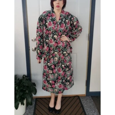 Vintage 80s Floral Skirt Set - Image 1 of 4
