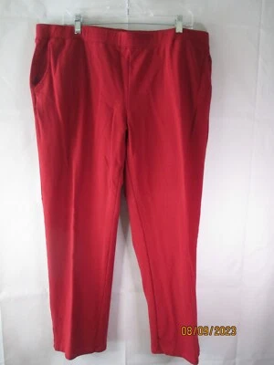 Denim & Co. nuevo sin etiquetas Pantalones de felpa francesa activa con ojales J3 - talla XL Foto 1 de 2