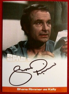 SPACE 1999 - SHANE RIMMER - Hand-Signed LIMITED EDITION AUTOGRAPH CARD SR2