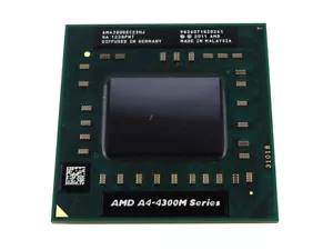 AMD A4-4300M 2.50GHZ SOCKET FS1R2 2-CORE LAPTOP CPU PROCESSOR AM4300DEC23HJ - Picture 1 of 2