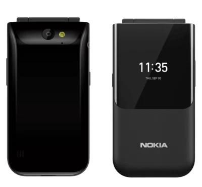 Teléfono Celular Nokia 2720 Flip (2019) 4G LTE Original Doble SIM 4GB 512MB 2MP Foto 1 de 3