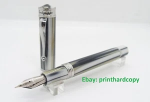 Brand New Montegrappa Ducale Sabbia Fountain Pen Silver Trim. - Picture 1 of 6