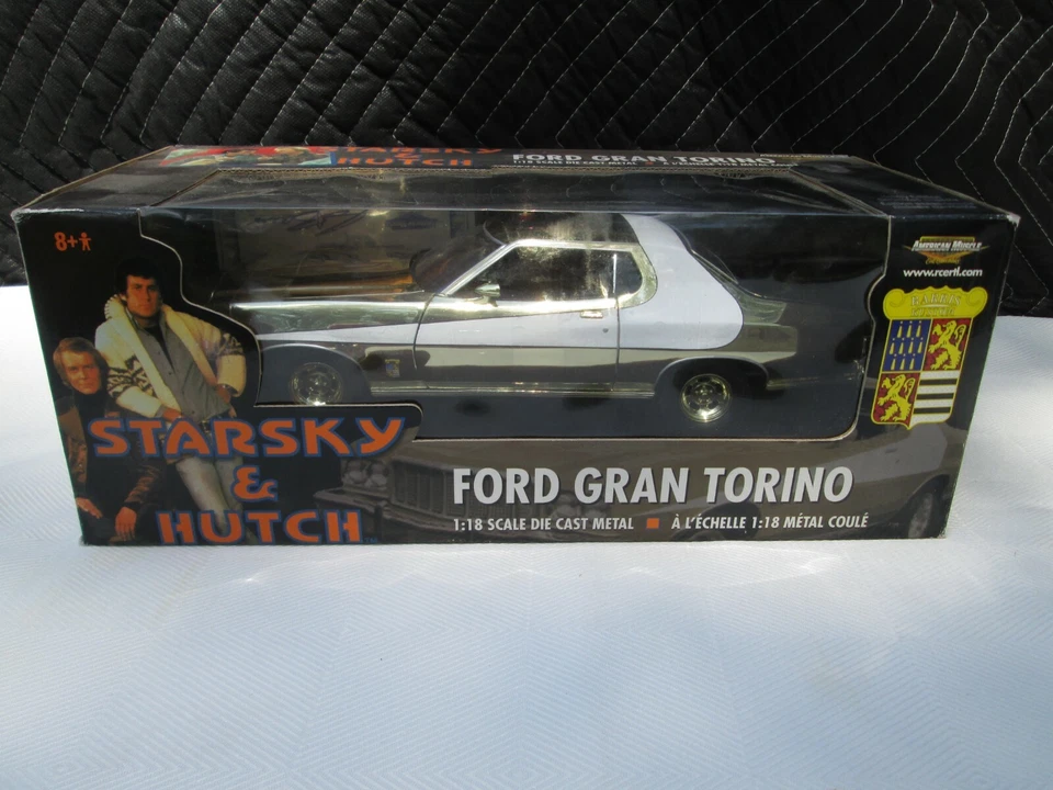 Starsky and Hutch Ford Gran Torino Ertl American Muscle 1:18 Die Cast 33399 - Image 1 of 4