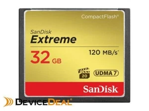 SanDisk 32GB Extreme Compact Flash Card - Picture 1 of 2