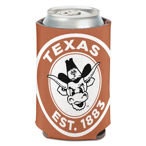 WinCraft Texas Longhorns 12oz. College Vault Evolution Logo Can Cooler Cover