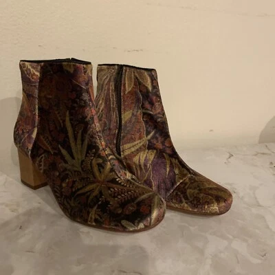 Botines de terciopelo Hudson London Apisi 37 talla 6 nuevos sin caja Foto 1 de 4