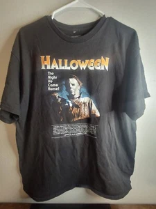 John Carpenter's HALLOWEEN t-shirt men's XL Michael Myers The Night He Came Home - Picture 1 of 4
