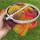Fishing Net Storage Creel Net Folded Floating Colorful Fishing Basket For Crab