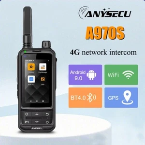 ANYSECU A970S 4G Radio sieciowe Android 9.0 Telefon komórkowy Zello Real-ptt Pocstar - Zdjęcie 1 z 13