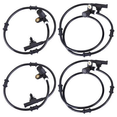 全轮前后 (4 件) ABS 车轮速度传感器适用于梅赛德斯-奔驰 ML 98-03 — 第 1/4 张图片