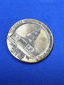 Medalla Conmemorativa Memorial Masónica George Washington 1932 Dedicación, Bronce - Imagen 1 de 7