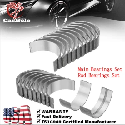 Kit de cojinete de varilla principal para camioneta Toyota 4Runner Celica 1992-1995 2,4 L 22RE 22REC Foto 1 de 4