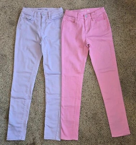 Old Navy Girls High Rise Rockstar Skinny Jeggings Jeans Size 16 Lot of 2 - Picture 1 of 12