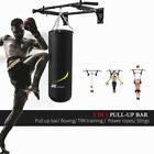 JX FITNESS Pull Up Bar Wall Mounted Chin Up Bar Home Gym Punch Bag and TRX Train