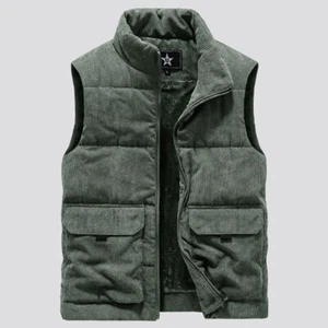 Men's Waistcoats Winter Warm Vest Body Sleeveless Padded Jacket Coat Outwear И - Picture 1 of 23
