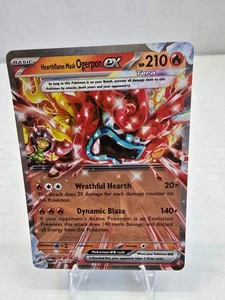 Pokémon Hearthflame Mask Ogerpon ex 040/167 TWM Tera Ultra Rare Double-Free Ship - Picture 1 of 3