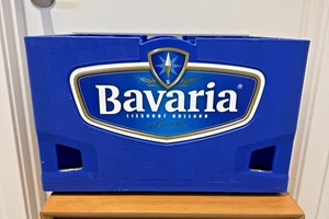 Kunststoff Bierkasten mit Griff blau Bavaria Lieshout Holland Europa 24 Kisten - Bild 1 von 7