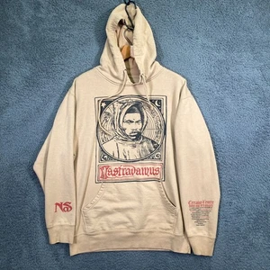 Felpa con cappuccio NAS Nostradamus uomo media rapper grafica streetwear - Foto 1 di 16