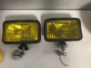 KC Hilites Vintage Fog Lights Vinyl Covers Yellow Chevy #7 made in USA - Picture 1 of 6
