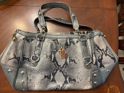 Bolso Hobo HENRI BENDEL 712 5th Ave Piel de Serpiente Cuero Repujado Foto 1 de 4